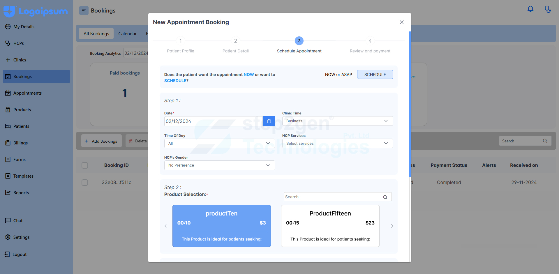 Appointment Booking Flow